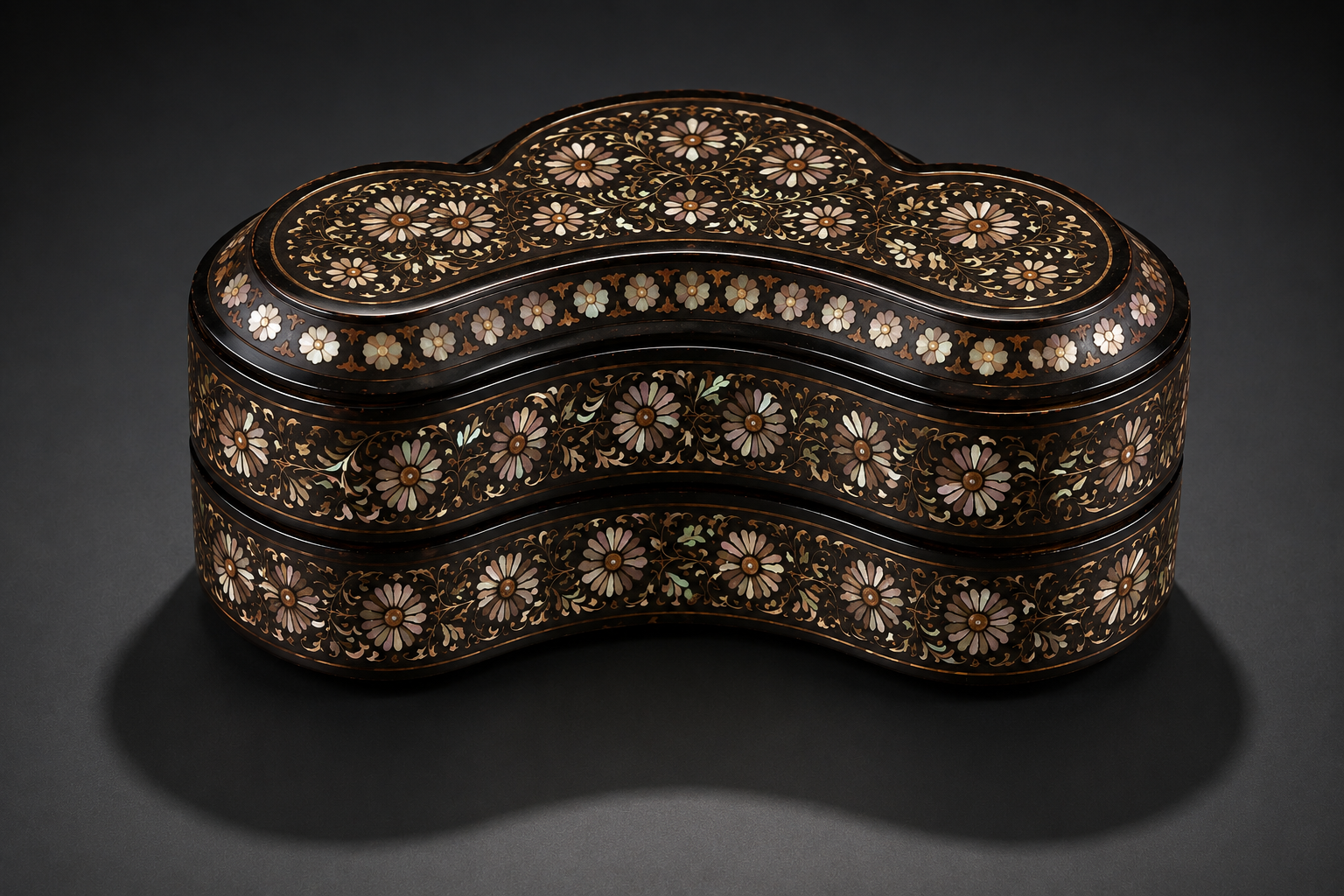 Historical Korean mother-of-pearl lacquerware